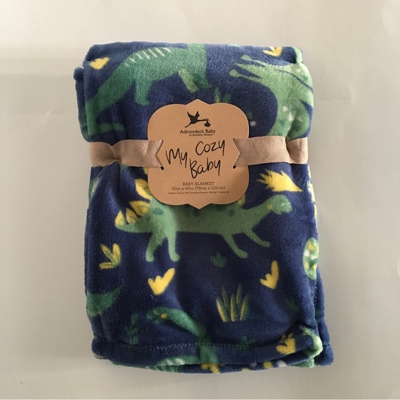 Adirondack Baby Other New My Cozy Baby Blanket Dinosaur Theme By Adirondack Baby Soft